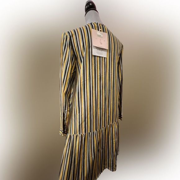 🐠PAN🐠 Striped Shift Dress / Size Small - Picture 6 of 8
